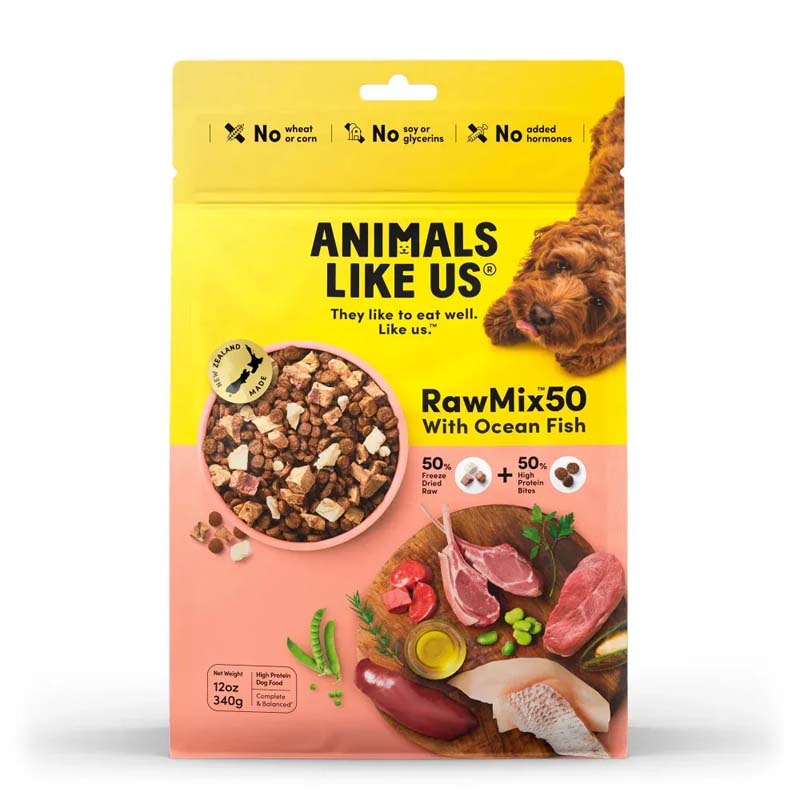 ANIMALS LIKE US Dog RawMix50 Ocean Fish 340g