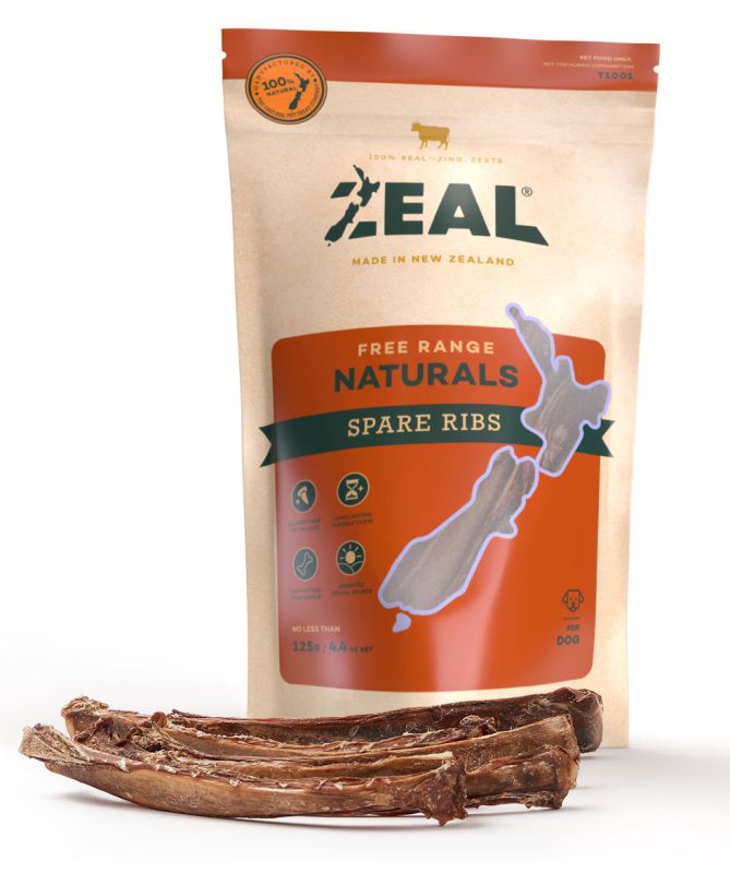 Zeal Free Range Spare Ribs 125g