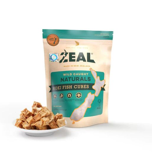 Zeal Free Range Hoki Fish Cubes 85g