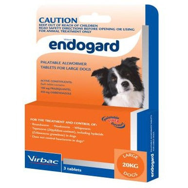 Virbac Endogard Large Dog 3 Tab