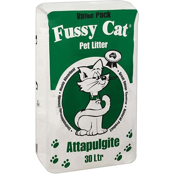 Fussy Cat Attapulgite Litter 30L (approx. 18kg)