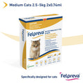 FELPREVA Medium Cats Spot On >2.5kg-5kg (1 Pack) Yellow