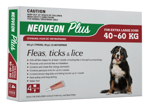 NEOVEON PLUS for Extra Large Dogs BROWN 40 - 60kg 4 Pack