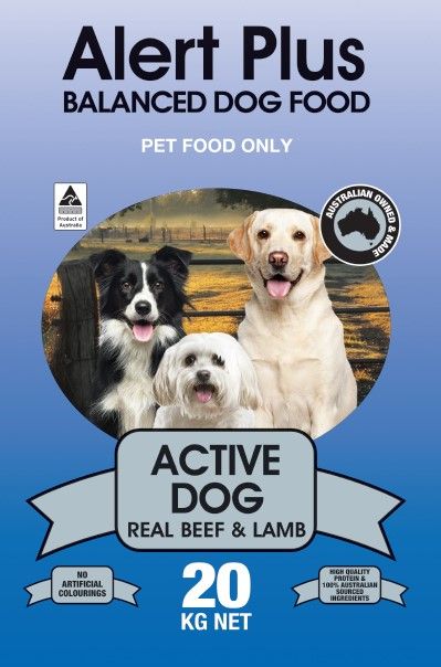 Alert PLUS Active Dog Beef 20kg
