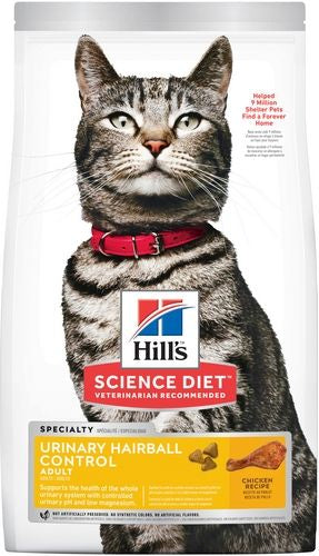 Hills Science Diet Feline Adult Urinary Hairball Control 1.58kg