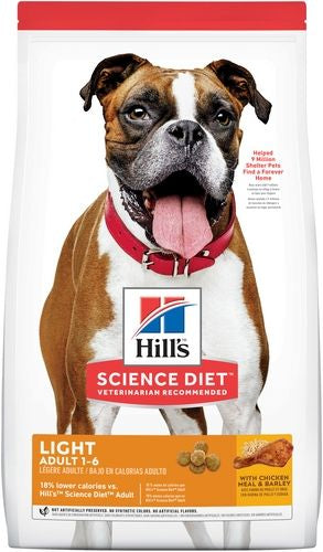Hills Science Diet Canine Adult Light 12kg