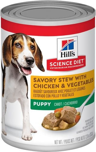 Hills Science Diet Puppy Savoury Stew With Chicken & Vegetables 363g (12)