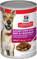 Hills Science Diet Canine Adult Savoury Stew With Beef & Vegetables 363g (12)