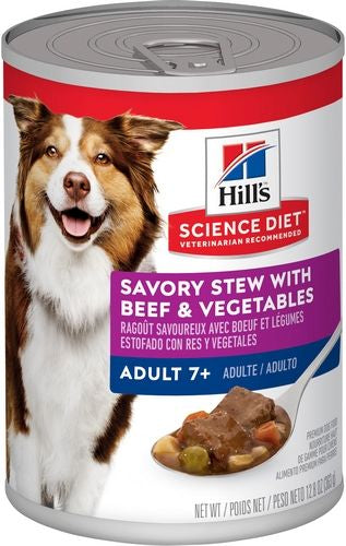 Hills Science Diet Canine Mature Adult Savory Stew With Beef & Vegetables 363g (