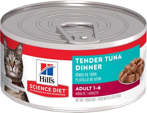 Hills Science Diet Feline Adult Tender Tuna Dinner 156g (24)**s