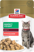 Hills Science Diet Feline Adult Perfect Weight Salmon 85g Pouch (12)