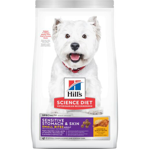 Hills Science Diet Canine Adult Sensitive Skin & Stomach Small Bites 6.8kg