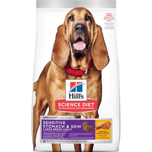 Hills Science Diet Canine Adult Large Breed Sensitive Stomach & Skin 13.6kg