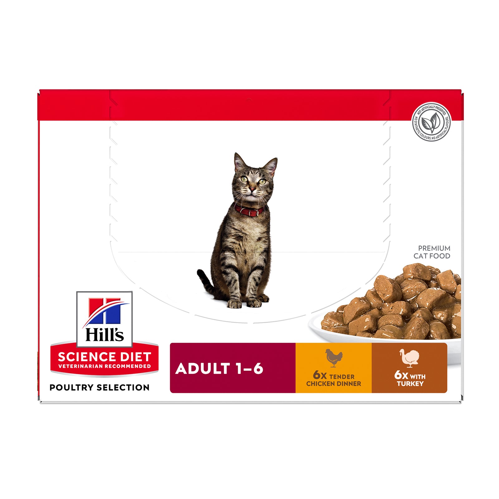 Hills Science Diet Feline Adult Poultry Selection Variety Pack (Chicken & Turkey