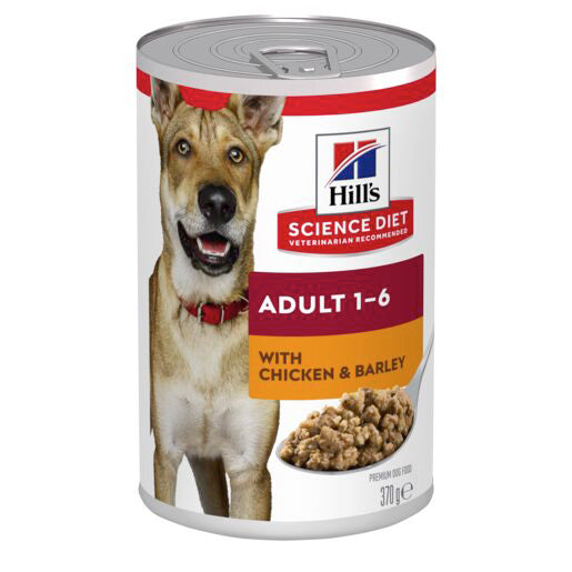 Hills Science Diet Canine Adult Gourmet Entre Chicken & Barley 370g (12)