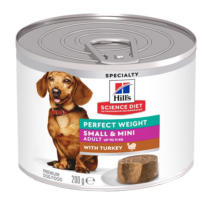 Hills Science Diet Canine Perfect Weight Small & Mini Mousse Turkey 200g (12)