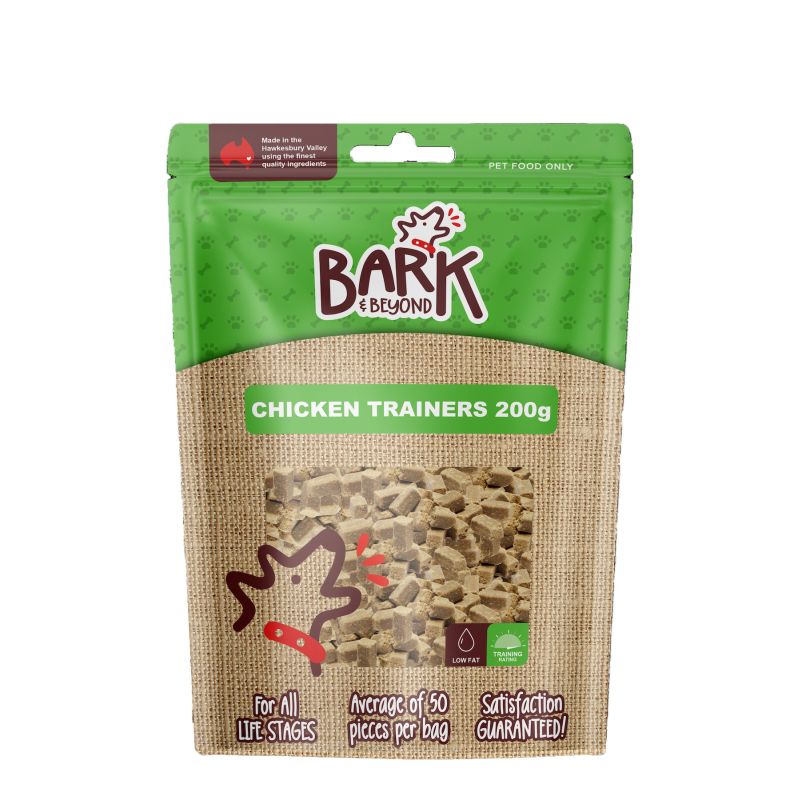 BARK & BEYOND Chicken Trainers 200g