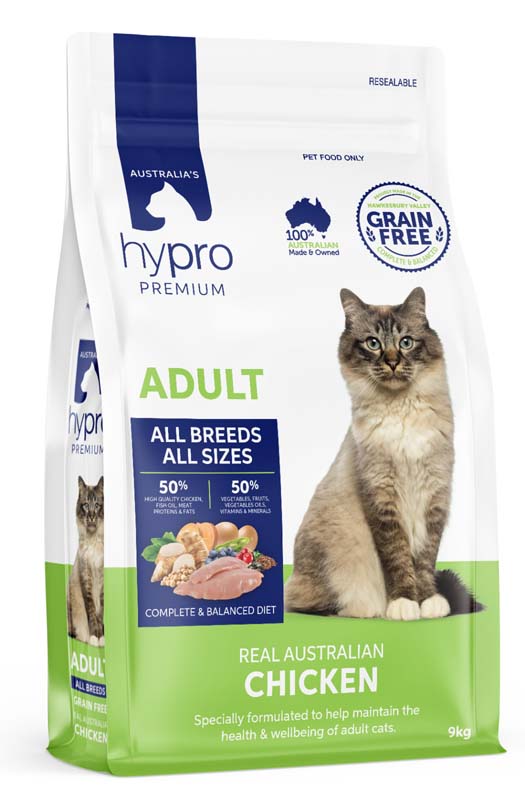 HYPRO Premium Grain Free Cat Chicken 9Kg