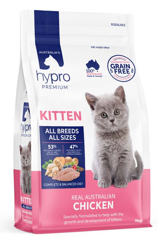 HYPRO Premium Grain Free Kitten Chicken 9Kg