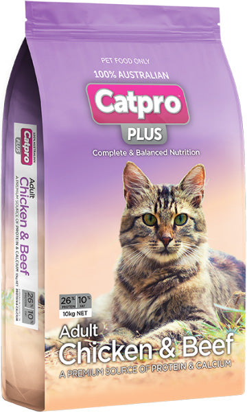 HYPRO CATPRO Plus Chicken & Beef 10Kg