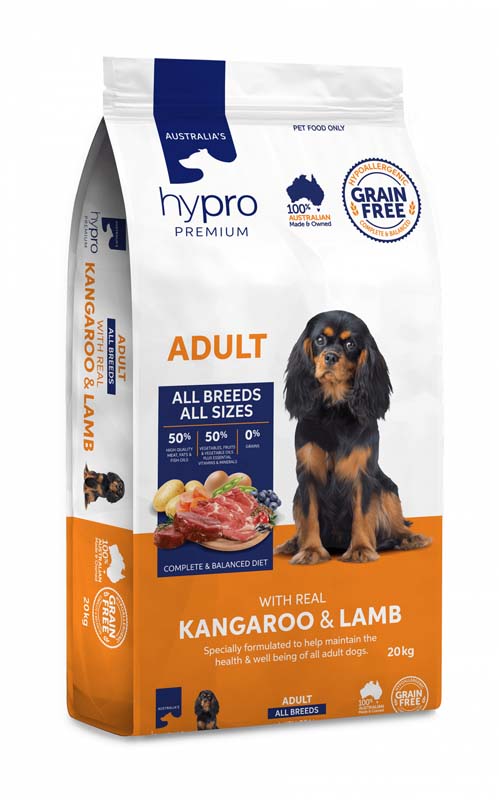 HYPRO Premium Grain Free Adult Kangaroo & Lamb 20Kg
