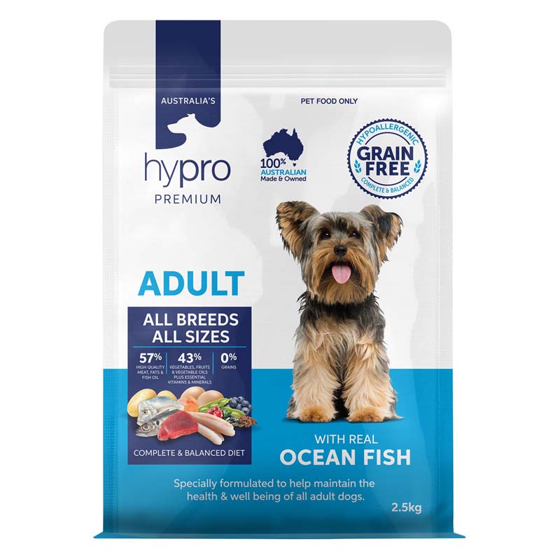 HYPRO Premium Grain Free Adult Ocean Fish 2.5Kg