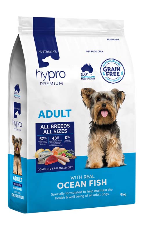 HYPRO Premium Grain Free Adult Ocean Fish 9Kg