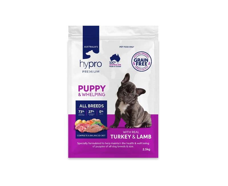 HYPRO Premium Grain Free Puppy Turkey & Lamb 2.5Kg