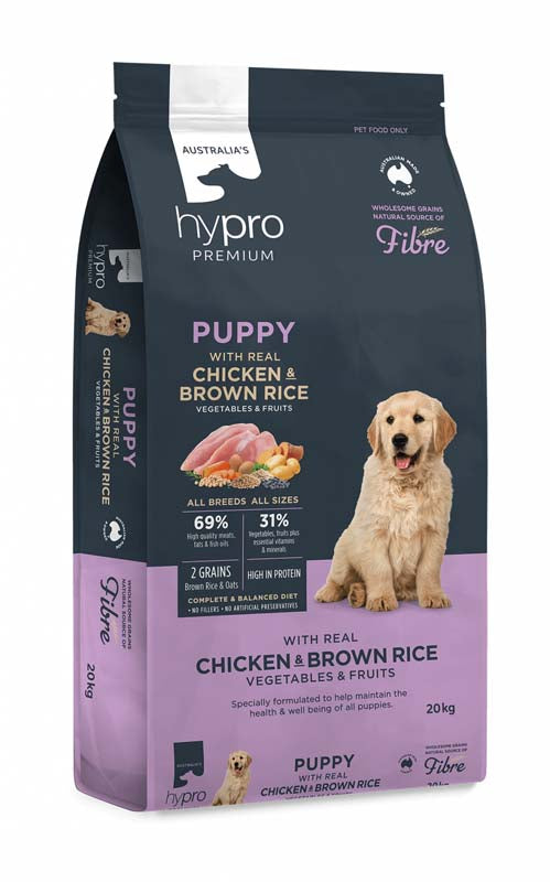 HYPRO Premium Puppy Chicken & Brown Rice 20Kg