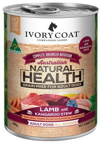IVORY COAT Lamb & Kangaroo Stew 400g (12)