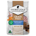 IVORY COAT Cat Mature Chicken & Ocean Fish Gravy Pouch 85g (12)