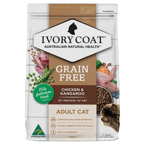 IVORY COAT Cat Adult Chicken & Kangaroo 2kg