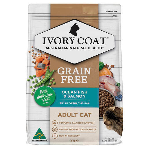 IVORY COAT Cat Adult Oceanfish & Salmon 2kg