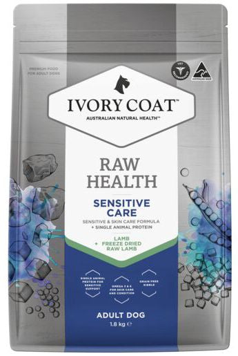 IVORY COAT Dog RAW HEALTH Sensitive Care Lamb 1.8kg