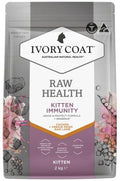 IVORY COAT Kitten RAW HEALTH Immunity Chicken + Freeze Dried Lamb 2kg