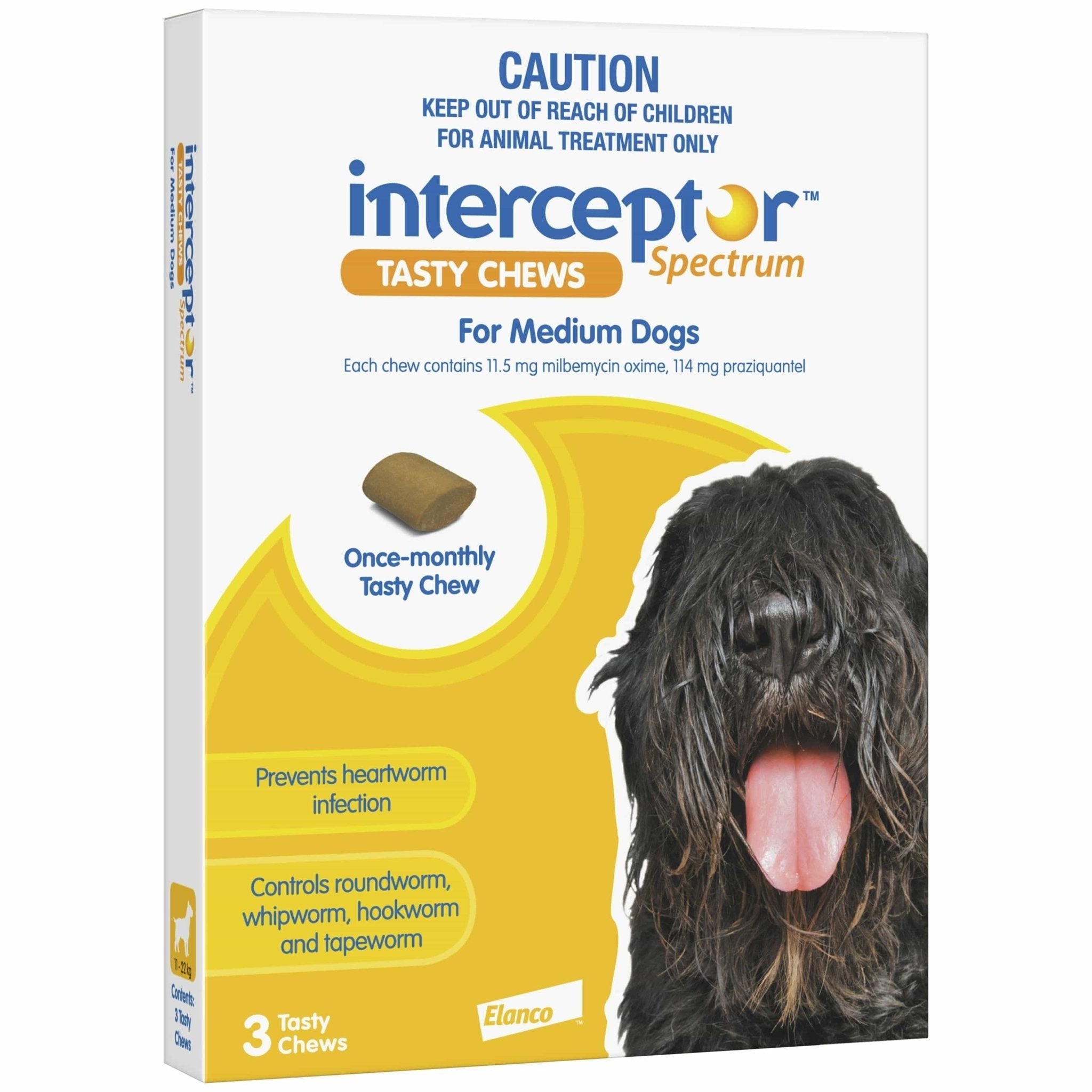 Interceptor Medium Dog 6pk