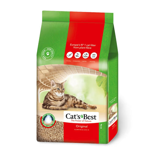 Cats Best Oko Plus cat litter 30L bag from Pet Supplies Perth WA, showing the 13kg biodegradable cat litter bag.