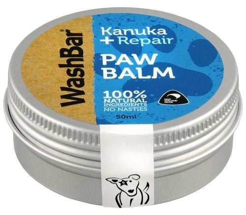 WashBar Paw Balm - Kanuka + Repair 50ml Tin -28015