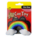 PET ONE Cat Toy Rainbow With Crinkle 6cm