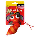 PET ONE Cat Toy Red Ant With String 10.5cm