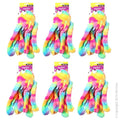 PET ONE Dog Toy Plush Rainbow Octopus 32cm (PACK OF 6)