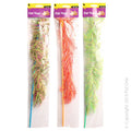 PET ONE Cat Toy Wand Tail With Bell 46cm Mix Colour