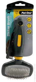 PET ONE Grooming Slicker Brush Medium
