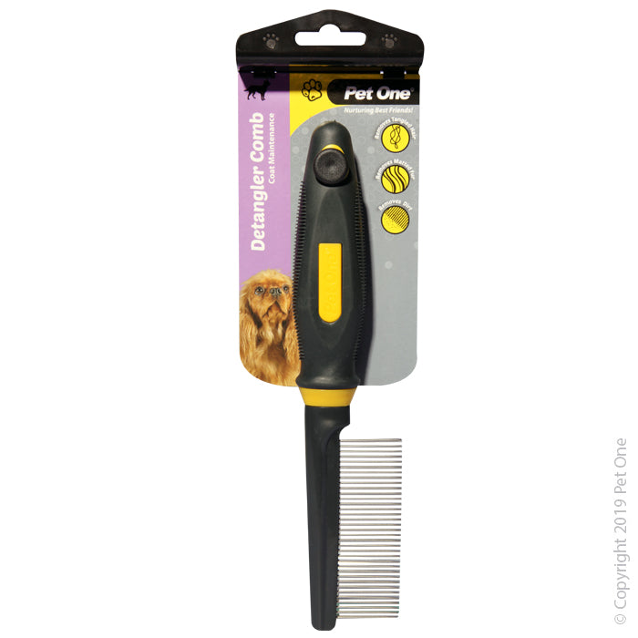 PET ONE Grooming Medium Pin Comb 35 Pins