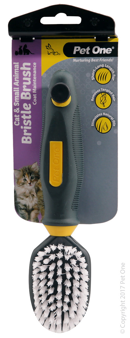 PET ONE Grooming Cat & Small Animal Soft Bristle Brush