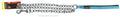 PET ONE Leash Chain Padded 120cm 2.5mm Aqua