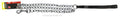PET ONE Leash Chain Padded 120cm 2.5mm Black