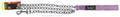 PET ONE Leash Chain Padded 120cm 3.5mm Purple