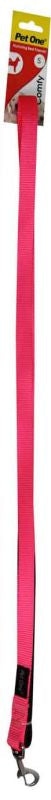 PET ONE Leash Nylon Padded 120cm 15mm Pink