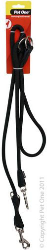 PET ONE Leash Rope Heavy Duty Multi Adjustable 2M Black